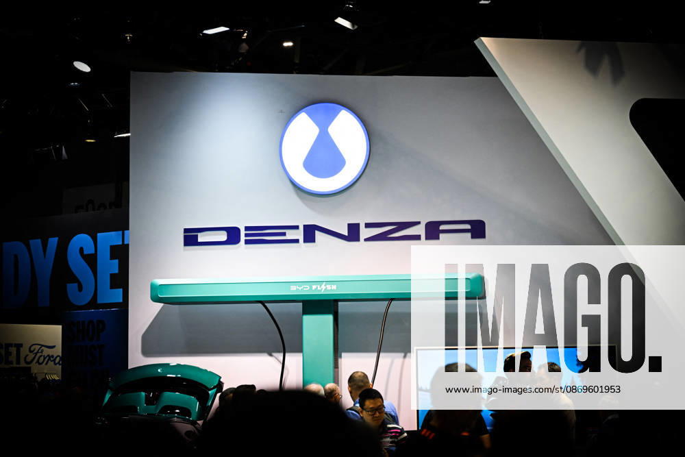Paris Motor Show 2026 Denza Automobile logo at the International Motor Show 2026 in Paris Porte de Versailles on October 15,2026. Photo by Tomas Stevens ABACAPRESS.COM Paris France