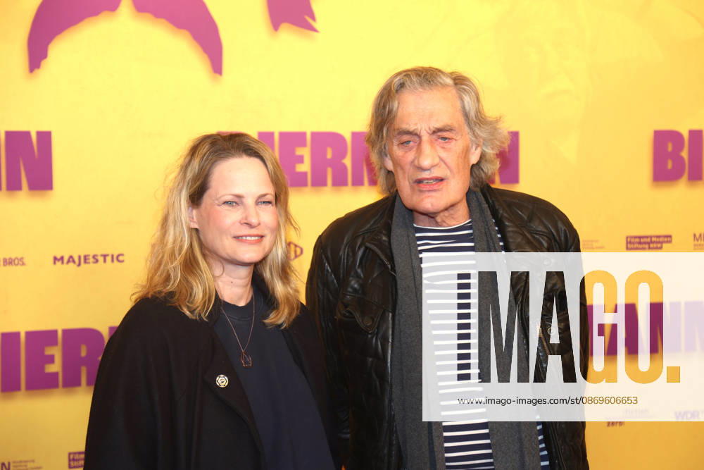 Berlin Premiere des Dokumentarfilms BIERMANN in Berlin Berlin, 15.10.2026 Leander Haußmann und Antje Riis bei der Berlin Premiere des Dokumentarfilms BIERMANN im Kino International in Berlin Berlin Deutschland