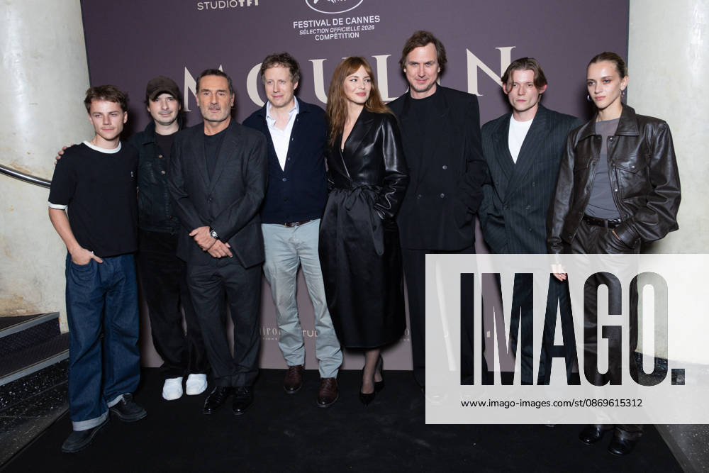 Moulin Paris Film Premiere Felix Lefebvre, Olivier Demangel, Gilles Lellouche, László Nemes, Louise Bourgoin, Lars Eidinger, Max Warburton and Hortense de GromardFelix Lefebvre, Olivier Demangel, Gilles Lellouche, László Nemes, Louise Bourgoin, Lars Eidinger, Max Warburton and Hortense de Gromard attends Moulin Paris Film Premiere at Max Linder on October 15, 2026 in Paris, France. Photo by Nasser Berzane ABACAPRESS.COM Paris France