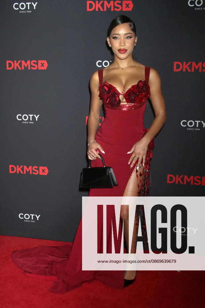 Amaya Espinal at the DKMS Gala 2026 at Cipriani Wall Street on October 15, 2026 in New York City.