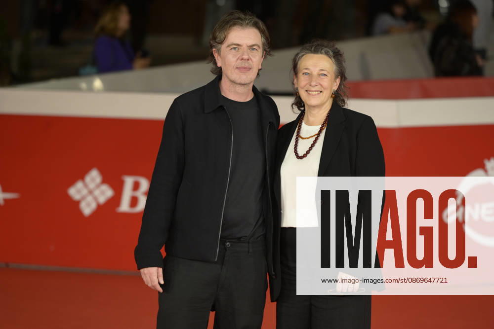Paul Wright (l) and Kate Byers (r) attend the red carpet for the film Mission at the 2026 Rome Film Fest, held at the Auditorium Parco della Musica. Rome Italy - ZUMAs197 20261015_aaa_s197_744
