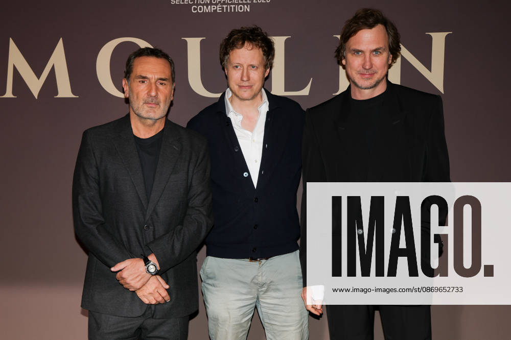 Gilles Lellouche, Laszlo Nemes, and Lars Eidinger attend the Paris premiere of *Moulin* on October 15, 2026, in Paris 460498, October 15, 2026, Paris, France