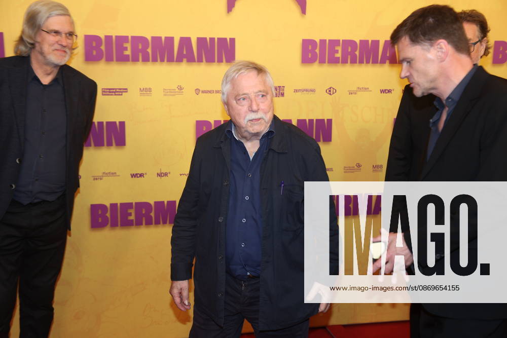 Wolf Biermann bei der Premiere des Dokumentarfilms Biermann im Kino International. Berlin