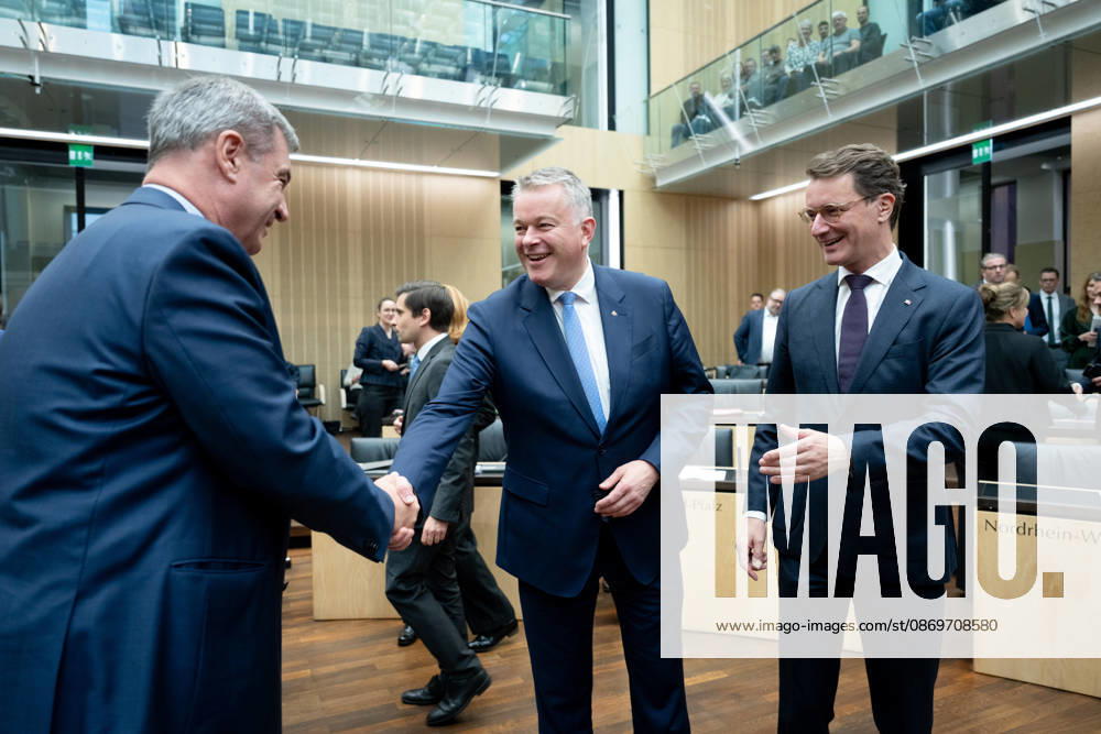 Sitzung, Bundesrat, Markus Söder, Gordon Schnieder, Hendrik Wüst Sitzung, Bundesrat, Berlin, Ministerpräsident, Markus Söder, Gordon Schnieder, Hendrik Wüst Berlin Berlin GER