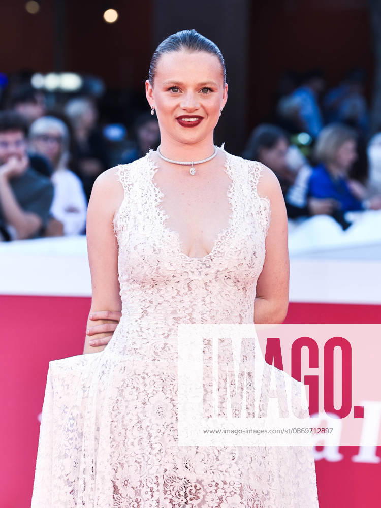 IPA89767725 - Roma Cinema Fest 2026. Day 4 Photocall for the film Eurotrash. Pictured: Luna Wedler