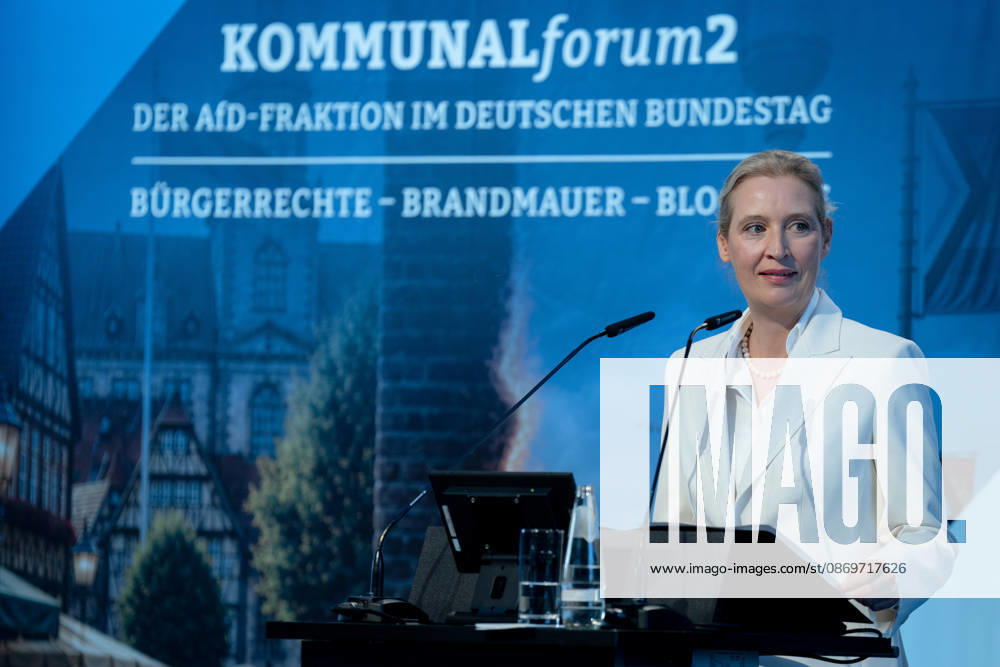 Kommunalpolitisches Forum der AfD-Fraktion Kommunalpolitisches Forum der AfD-Fraktion im Bundestag, Paul-Löbe-Haus, Alice Weidel Berlin Berlin GER