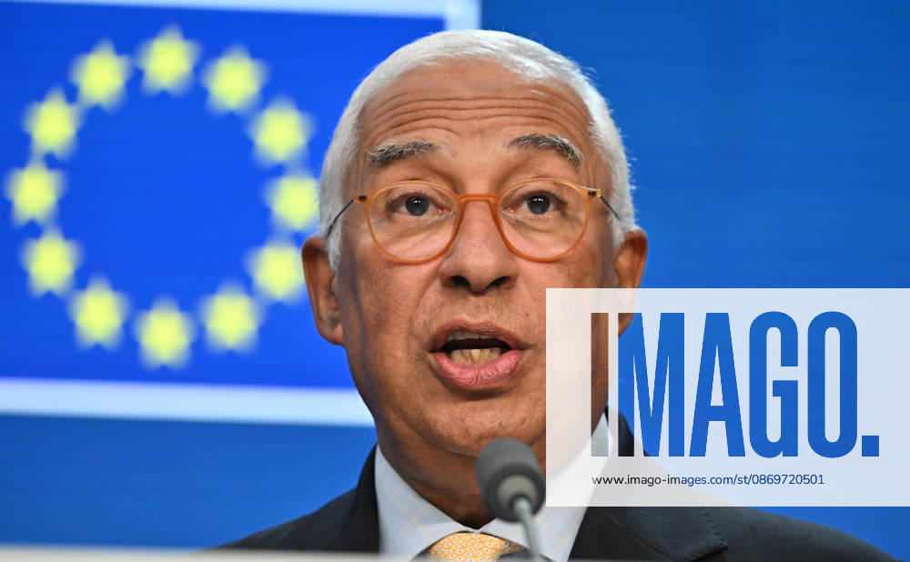 Antonio Costa and Ursula von der Leyen hold press conference after EU Leaders Summit BRUSSELS, BELGIUM - OCTOBER 16: European Council President Antonio Costa, (seen), and European Commission President Ursula von der Leyen, speak during a press conference following the European Union Leaders Summit, on October 16, 2026 in Brussels, Belgium. Dursun Aydemir Anadolu Brussels Belgium. Editorial use only. Please get in touch for any other usage.