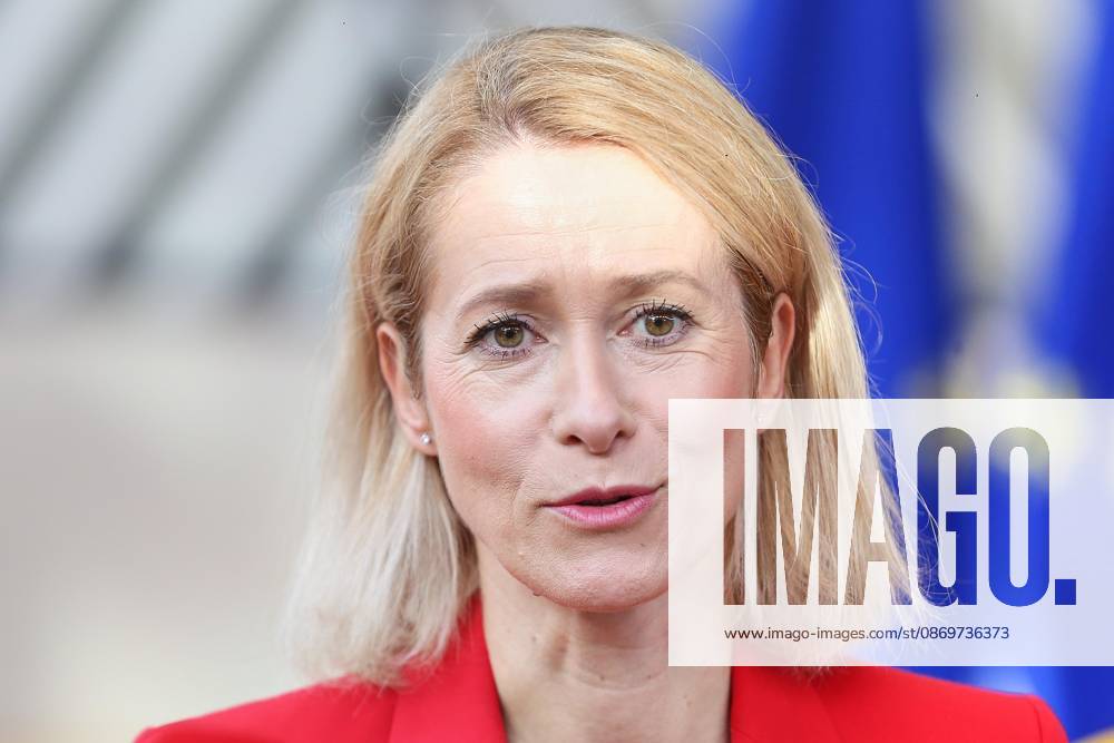 Brüssel, Belgien, 16.10.2026: Europa-Gebäude: EU-Gipfel: Kaja Kallas, EU-Außenbeauftragte und Vizepräsidentin der Europäischen Kommission