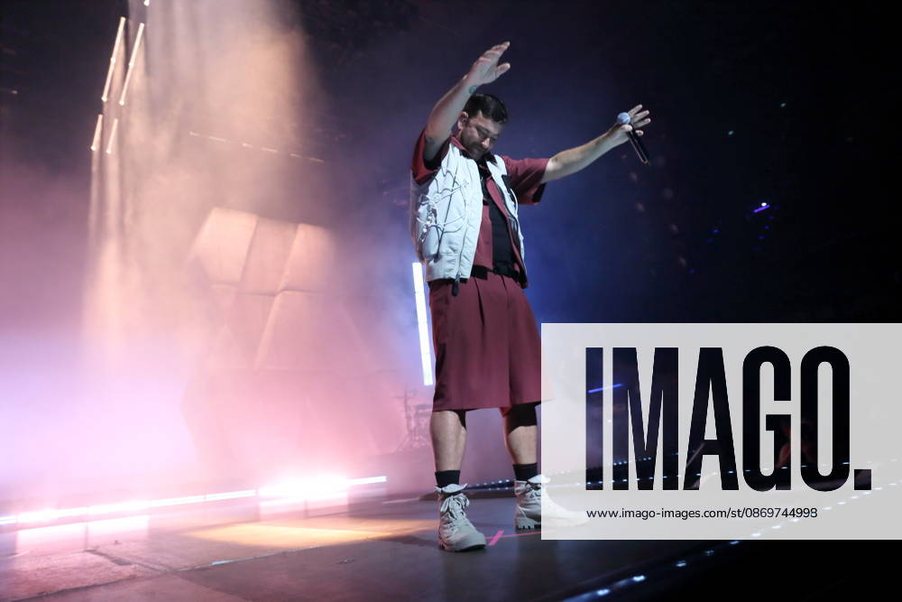 Marten Laciny alias Marteria bei einem Konzert in der Max-Schmeling-Halle in Berlin, 16. Oktober 2026. Marteria Konzert Berlin