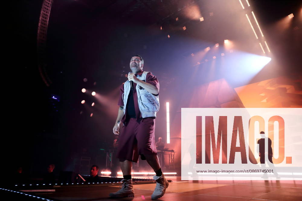 Marten Laciny alias Marteria bei einem Konzert in der Max-Schmeling-Halle in Berlin, 16. Oktober 2026. Marteria Konzert Berlin