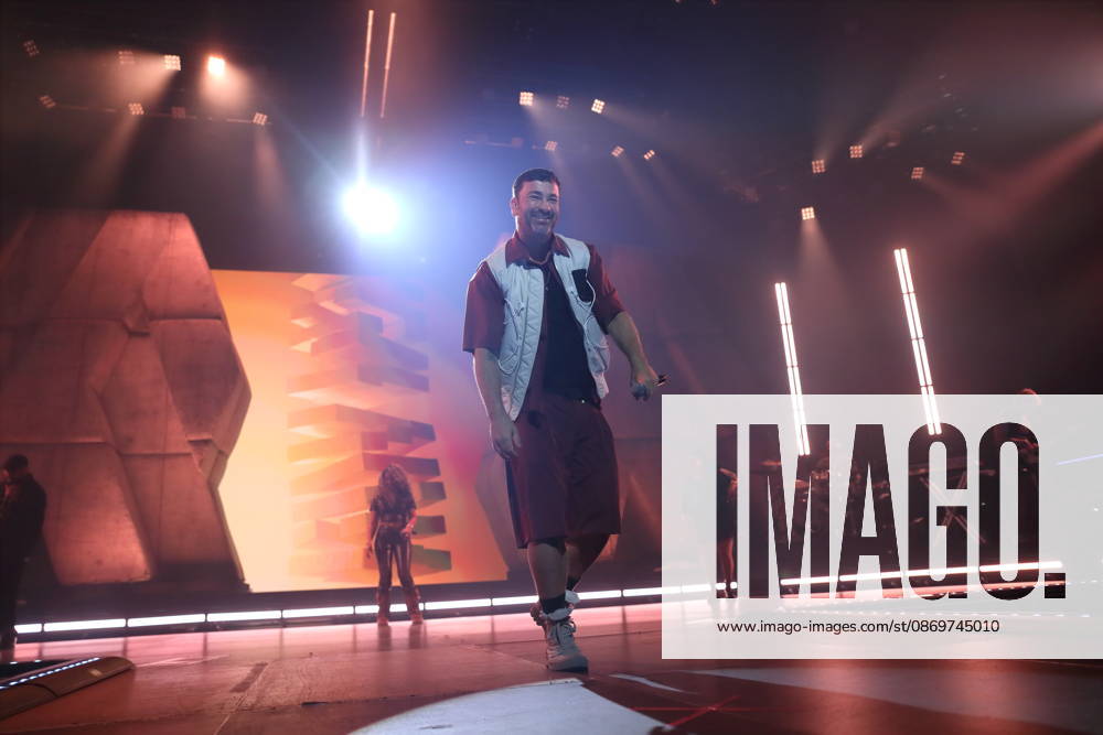 Marten Laciny alias Marteria bei einem Konzert in der Max-Schmeling-Halle in Berlin, 16. Oktober 2026. Marteria Konzert Berlin