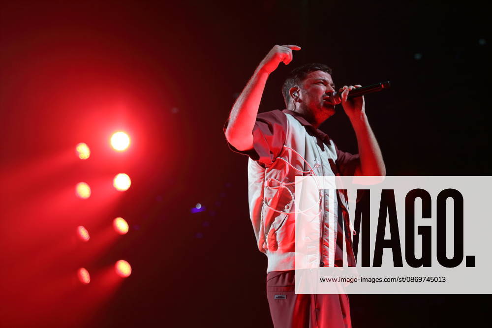 Marten Laciny alias Marteria bei einem Konzert in der Max-Schmeling-Halle in Berlin, 16. Oktober 2026. Marteria Konzert Berlin