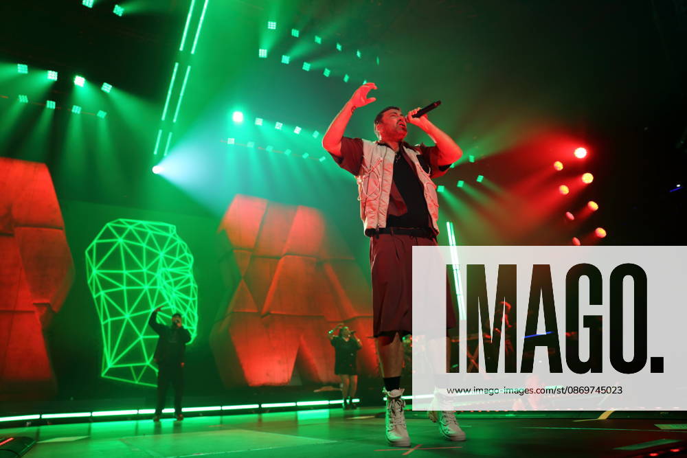 Marten Laciny alias Marteria bei einem Konzert in der Max-Schmeling-Halle in Berlin, 16. Oktober 2026. Marteria Konzert Berlin