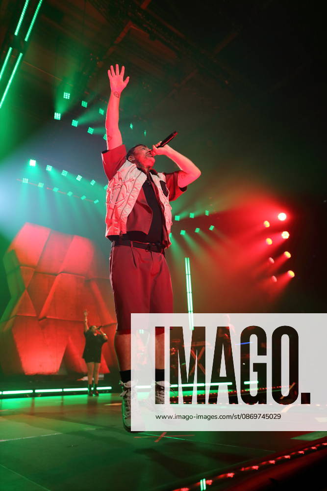Marten Laciny alias Marteria bei einem Konzert in der Max-Schmeling-Halle in Berlin, 16. Oktober 2026. Marteria Konzert Berlin