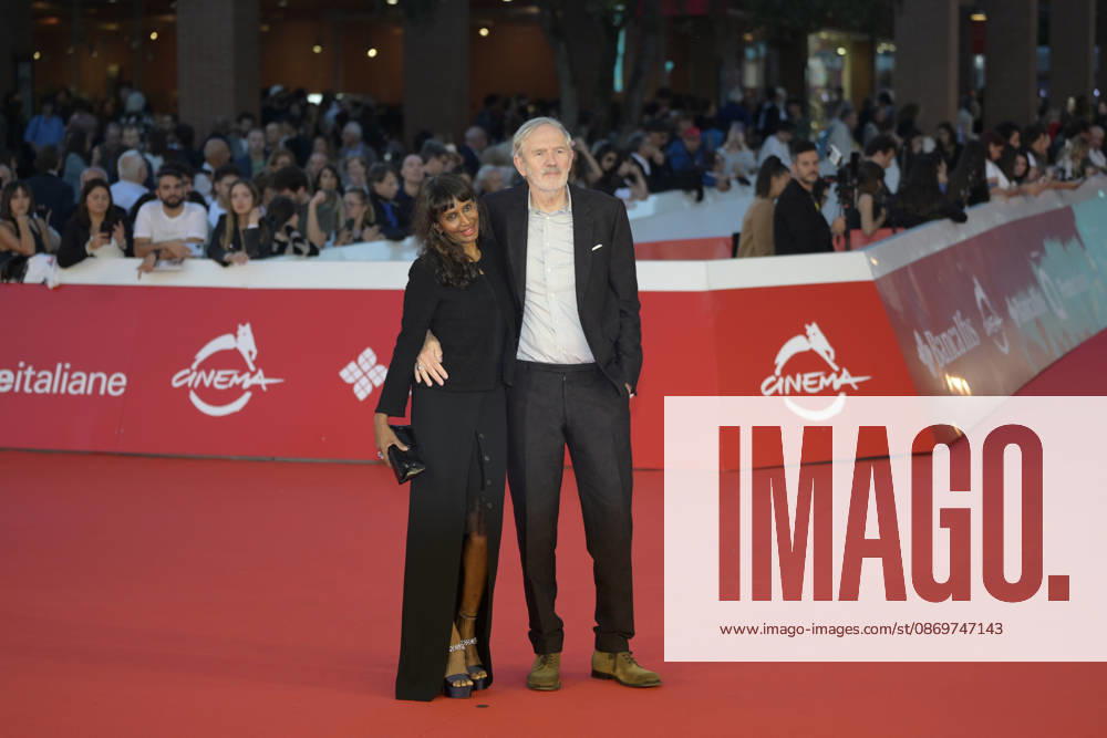 Nina Corbijn (l) and Anton Corbijn (r) attend the red carpet for the film A talent for murder at the 2026 Rome Film Fest, held at the Auditorium Parco della Musica. Rome Italy - ZUMAs197 20261016_aaa_s197_455