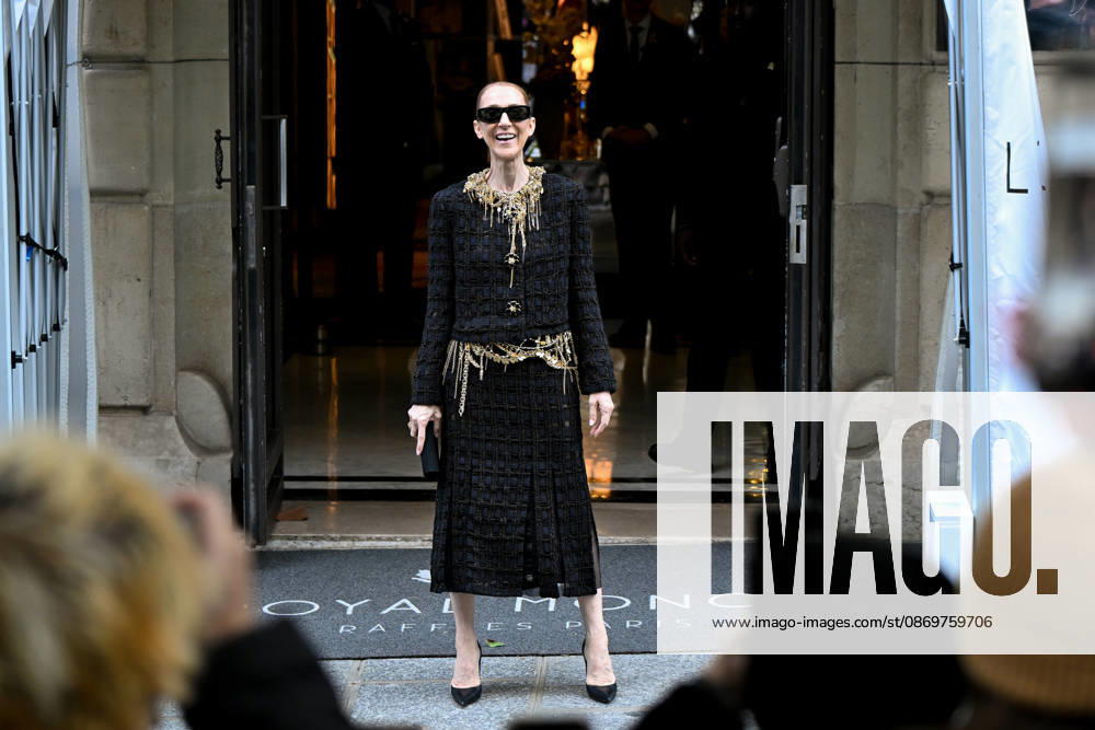 Céline Dion spends time with her fans outside her hotel in Paris. Céline Dion spends time with fans before heading to the venue, the Royal Monceau Hotel in Paris, France 460538 2026 10 17 Paris France Dion, Céline