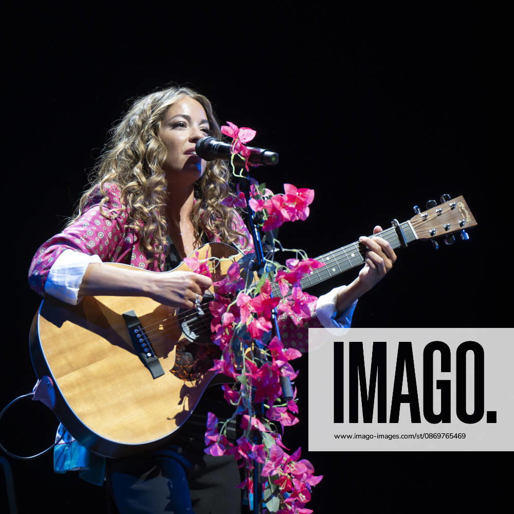Singer Sofia Ellar performs during a concert at the Plaza de Espana in Madrid. Madrid Spain - ZUMAs197 20261017_aaa_s197_124