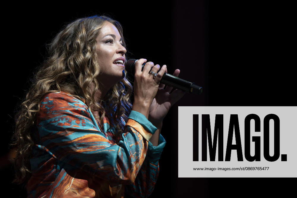 Singer Sofia Ellar performs during a concert at the Plaza de Espana in Madrid. Madrid Spain - ZUMAs197 20261017_aaa_s197_127
