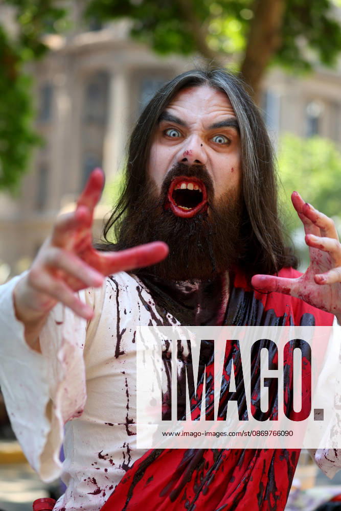 The 2026 Zombiewalk takes place in downtown Santiago. Jonnathan Oyarzun Aton Chile, Santiago, Chile Aton 1200410
