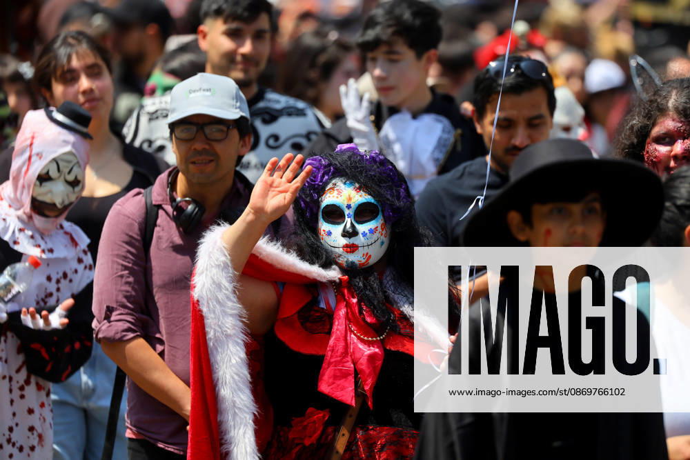 The 2026 Zombiewalk takes place in downtown Santiago. Jonnathan Oyarzun Aton Chile, Santiago, Chile Aton 1200417