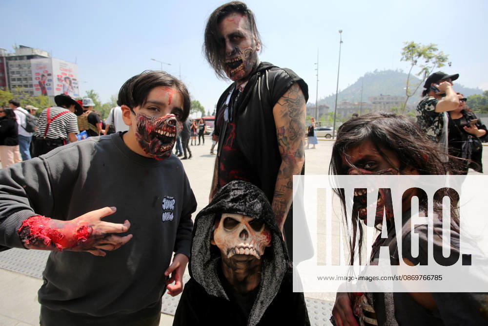The 2026 Zombiewalk takes place in downtown Santiago. Jonnathan Oyarzun Aton Chile, Santiago, Chile Aton 1200445