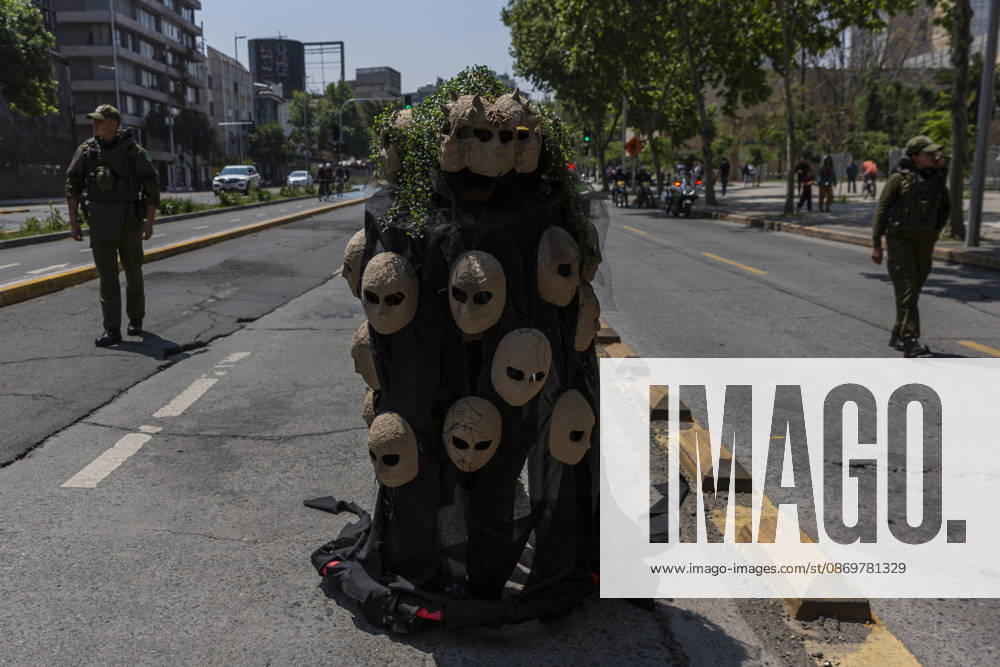 Creepy creatures paraded through Santiago de Chile on October 17, 2026, in the 15th edition of the Zombiewalk. Santiago Chile