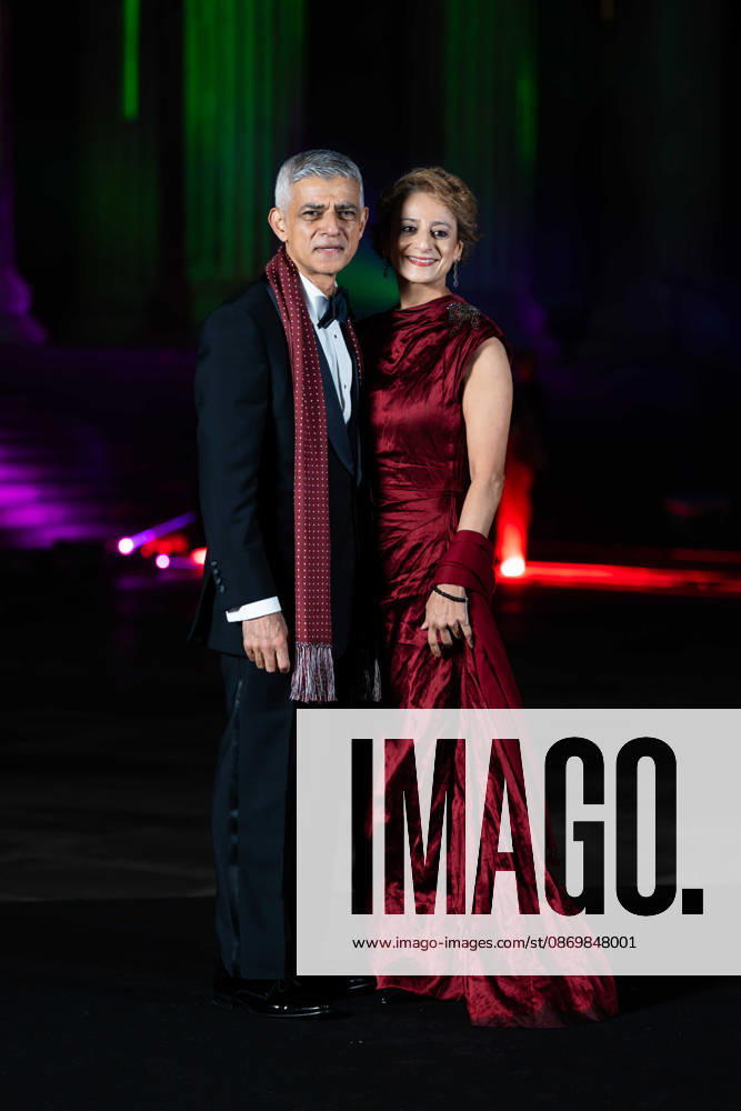 The British Museum Ball 2026 - Arrival Mayor of London Sadiq Khan and Saadiya Khan attend The British Museum Ball 2026 on October 17, 2026 in London, England., Credit:Lounis Tiar Avalon United Kingdom, London, British Museum