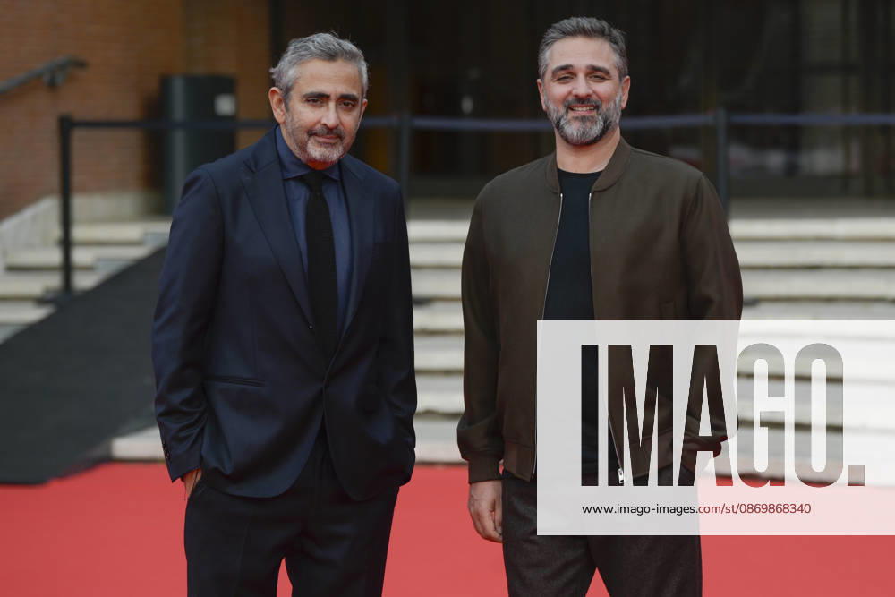 Eric Toledano (l) and Olivier Nakache (r) attend the red carpet for the film Juste une illusion at the 2026 Rome Film Fest, held at the Auditorium Parco della Musica. Rome Italy - ZUMAs197 20261018_aaa_s197_147