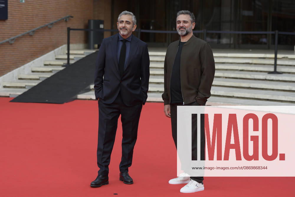 Eric Toledano (l) and Olivier Nakache (r) attend the red carpet for the film Juste une illusion at the 2026 Rome Film Fest, held at the Auditorium Parco della Musica. Rome Italy - ZUMAs197 20261018_aaa_s197_151