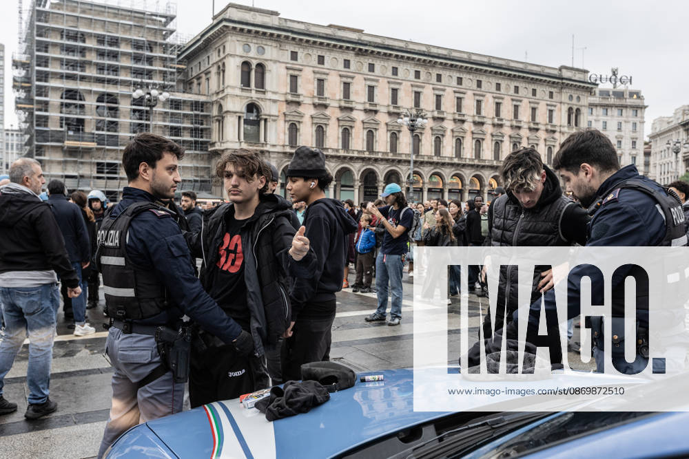 Police detain 160 as unrest continues for second day in Milan MILAN, ITALY - OCTOBER 18: Police carry out numerous detentions and arrests as protesters, including many young demonstrators, flee from law enforcement during urban unrest following demonstrations against the high cost of living in Milan, Italy, on October 18, 2026. Damage to shops and public property was reported across the city amid the clashes. Andrea Carrubba Anadolu Milan Italy. Editorial use only. Please get in touch for any other usage.