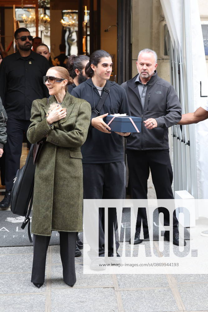 Céline Dion leaves the Royal Monceau hotel with her sons Nelson and Eddy and her dog the day after her final concert in Paris on October 19, 2026. Cyril Moreau, Bestimage. Céline Dion leaves the Royal Monceau hotel with her sons Nelson and Eddy and her dog, the day after her final concert in Paris on October 19, 2026, Paris, France