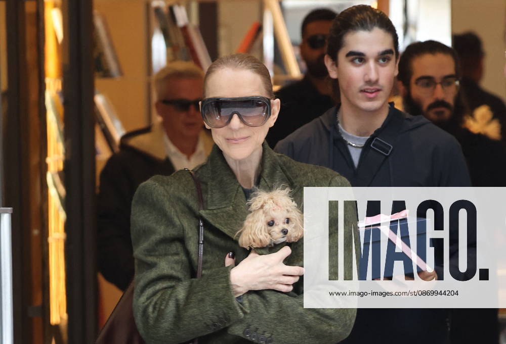 Céline Dion leaves the Royal Monceau hotel with her sons Nelson and Eddy and her dog the day after her final concert in Paris on October 19, 2026. Cyril Moreau, Bestimage. Céline Dion leaves the Royal Monceau hotel with her sons Nelson and Eddy and her dog, the day after her final concert in Paris on October 19, 2026, Paris, France