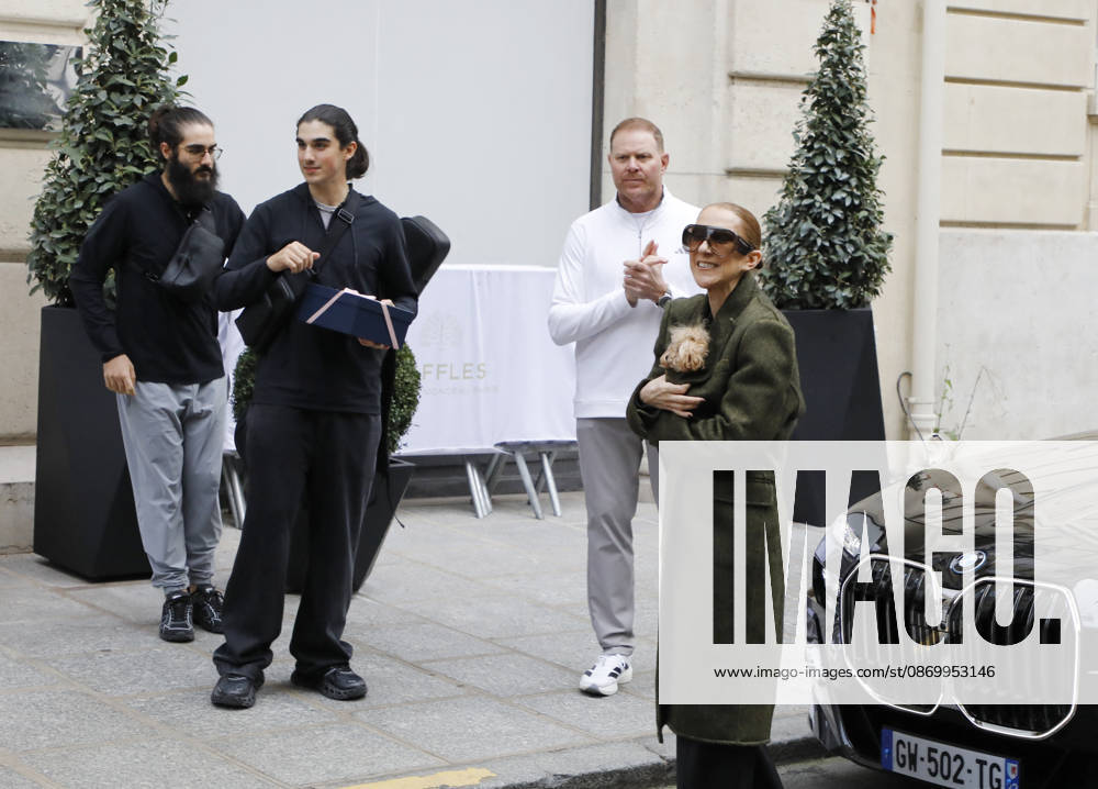 Céline Dion leaves the Royal Monceau hotel with her sons Nelson and Eddy and her dog Madison after her concert series in Paris October 19, 2026 Marc Aussel Lacroix Bestimage Céline Dion leaves the Royal Monceau hotel with her sons Nelson and Eddy and her dog Madison after her concert series in Paris October 19, 2026 Paris, France