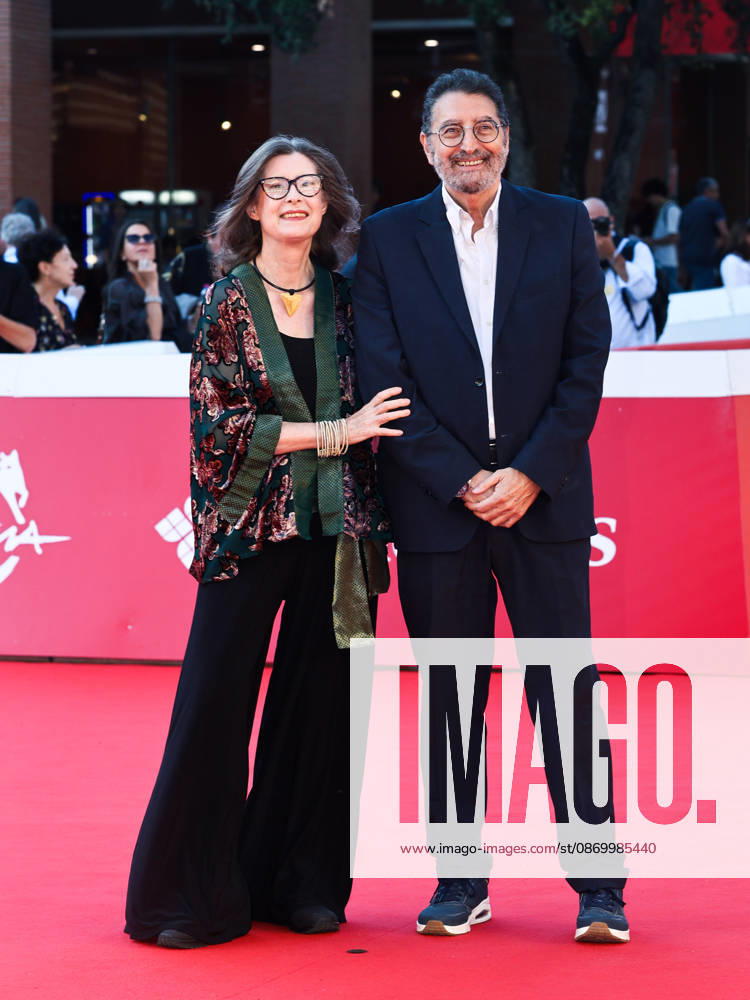 IPA89918717 - Rome, 2026 Film Festival - Night 7 - Red Carpet for the Film *WAITING FOR MR. HYDE* Pictured: Donatella Romani, Roberto Amato