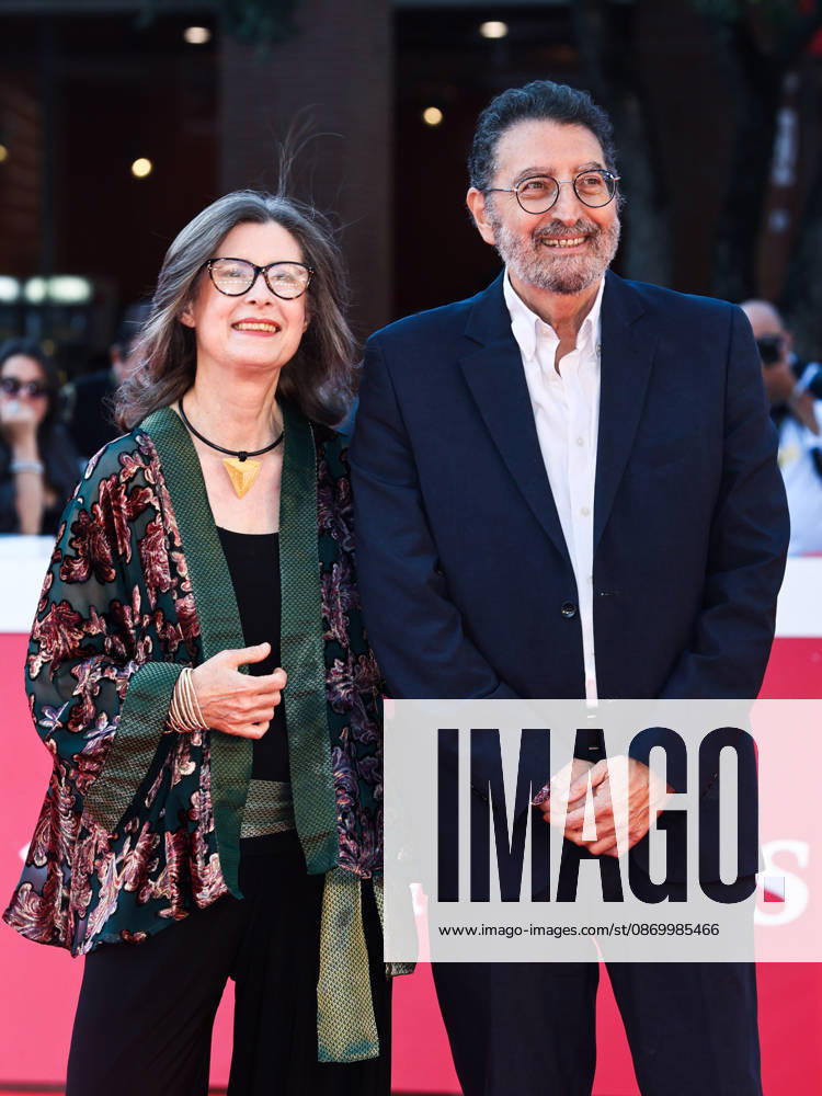 IPA89918726 - Rome, 2026 Film Festival - Night 7 - Red Carpet for the Film *WAITING FOR MR. HYDE* Pictured: Donatella Romani, Roberto Amato