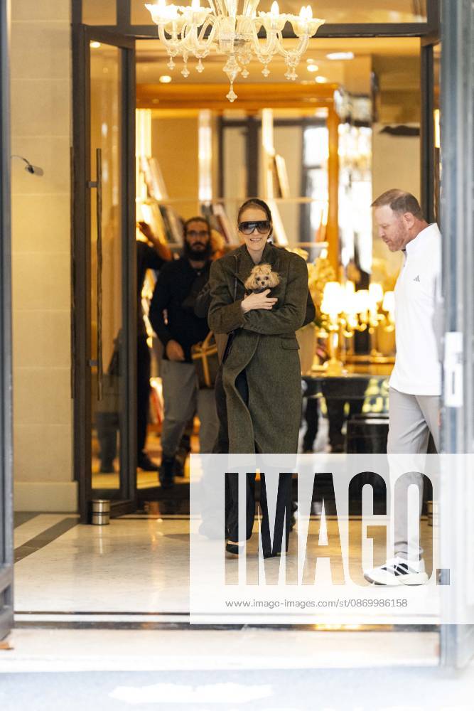 Céline Dion, accompanied by her sons Eddy and Nelson Angelil, leaves the Royal Monceau hotel for La Plenitude Arena in Paris after 16 concerts over five weeks in front of nearly 500,000 people, on October 19, 2026. Holding her dog, Madison, in her arms, the Canadian singer waved one last time to her fans gathered in front of the hotel. She will return to the Paris La Défense Arena for 10 special concerts from May 8 to 29, 2027. Pierre Perusseau Bestimage Céline Dion, accompanied by her sons Eddy and Nelson Angelil, leaves the Royal Monceau luxury hotel in Paris on October 19, 2026, following 16 concerts over five weeks performed before nearly 500,000 people. Holding her dog, Madison, in her arms, the Canadian singer waved one last time to