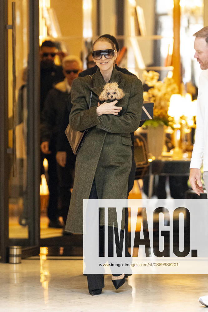 Céline Dion, accompanied by her sons Eddy and Nelson Angelil, leaves the Royal Monceau hotel for La Plenitude Arena in Paris after 16 concerts over five weeks in front of nearly 500,000 people, on October 19, 2026. Holding her dog, Madison, in her arms, the Canadian singer waved one last time to her fans gathered in front of the hotel. She will return to the Paris La Défense Arena for 10 special concerts from May 8 to 29, 2027. Pierre Perusseau Bestimage Céline Dion, accompanied by her sons Eddy and Nelson Angelil, leaves the Royal Monceau luxury hotel in Paris on October 19, 2026, following 16 concerts over five weeks performed before nearly 500,000 people. Holding her dog, Madison, in her arms, the Canadian singer waved one last time to