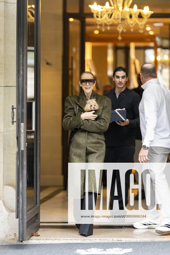 Céline Dion, accompanied by her sons Eddy and Nelson Angelil, leaves the Royal Monceau hotel for La Plenitude Arena in Paris after 16 concerts over five weeks in front of nearly 500,000 people, on October 19, 2026. Holding her dog, Madison, in her arms, the Canadian singer waved one last time to her fans gathered in front of the hotel. She will return to the Paris La Défense Arena for 10 special concerts from May 8 to 29, 2027. Pierre Perusseau Bestimage Céline Dion, accompanied by her sons Eddy and Nelson Angelil, leaves the Royal Monceau luxury hotel in Paris on October 19, 2026, following 16 concerts over five weeks performed before nearly 500,000 people. Holding her dog, Madison, in her arms, the Canadian singer waved one last time to