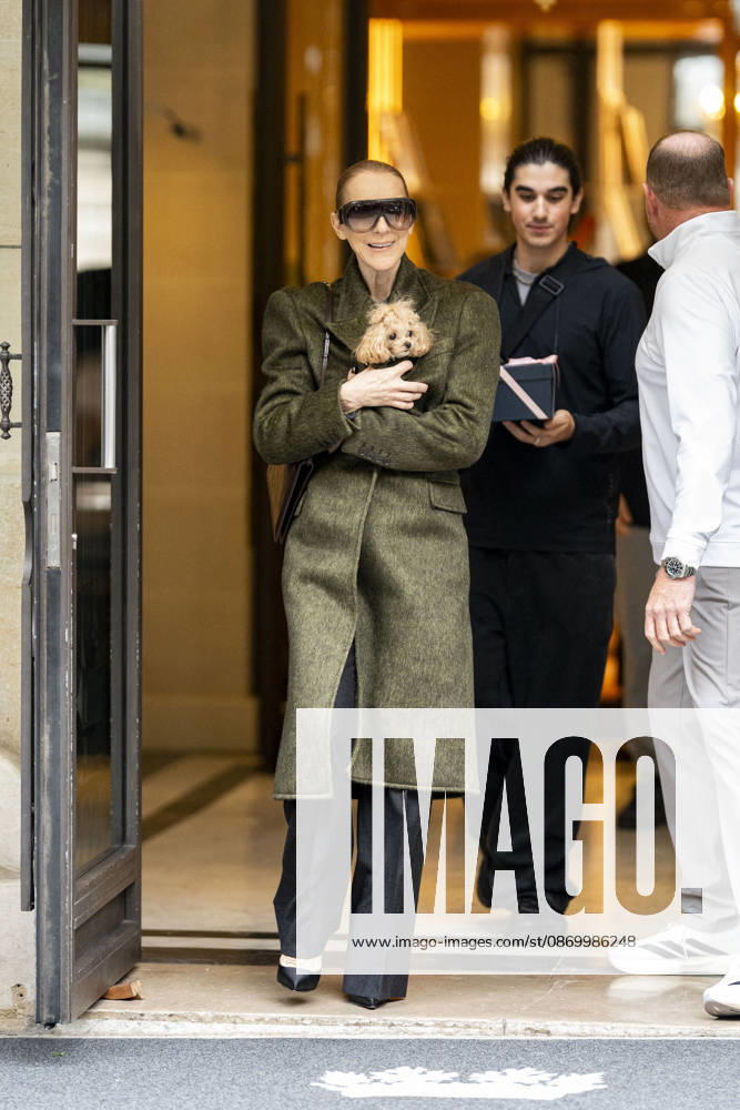 Céline Dion, accompanied by her sons Eddy and Nelson Angelil, leaves the Royal Monceau hotel for La Plenitude Arena in Paris after 16 concerts over five weeks in front of nearly 500,000 people, on October 19, 2026. Holding her dog, Madison, in her arms, the Canadian singer waved one last time to her fans gathered in front of the hotel. She will return to the Paris La Défense Arena for 10 special concerts from May 8 to 29, 2027. Pierre Perusseau Bestimage Céline Dion, accompanied by her sons Eddy and Nelson Angelil, leaves the Royal Monceau luxury hotel in Paris on October 19, 2026, following 16 concerts over five weeks performed before nearly 500,000 people. Holding her dog, Madison, in her arms, the Canadian singer waved one last time to