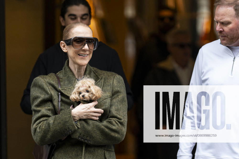 Céline Dion, accompanied by her sons Eddy and Nelson Angelil, leaves the Royal Monceau hotel for La Plenitude Arena in Paris after 16 concerts over five weeks in front of nearly 500,000 people, on October 19, 2026. Holding her dog, Madison, in her arms, the Canadian singer waved one last time to her fans gathered in front of the hotel. She will return to the Paris La Défense Arena for 10 special concerts from May 8 to 29, 2027. Pierre Perusseau Bestimage Céline Dion, accompanied by her sons Eddy and Nelson Angelil, leaves the Royal Monceau luxury hotel in Paris on October 19, 2026, following 16 concerts over five weeks performed before nearly 500,000 people. Holding her dog, Madison, in her arms, the Canadian singer waved one last time to