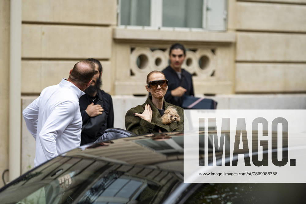 Céline Dion, accompanied by her sons Eddy and Nelson Angelil, leaves the Royal Monceau hotel for La Plenitude Arena in Paris after 16 concerts over five weeks in front of nearly 500,000 people, on October 19, 2026. Holding her dog, Madison, in her arms, the Canadian singer waved one last time to her fans gathered in front of the hotel. She will return to the Paris La Défense Arena for 10 special concerts from May 8 to 29, 2027. Pierre Perusseau Bestimage Céline Dion, accompanied by her sons Eddy and Nelson Angelil, leaves the Royal Monceau luxury hotel in Paris on October 19, 2026, following 16 concerts over five weeks performed before nearly 500,000 people. Holding her dog, Madison, in her arms, the Canadian singer waved one last time to