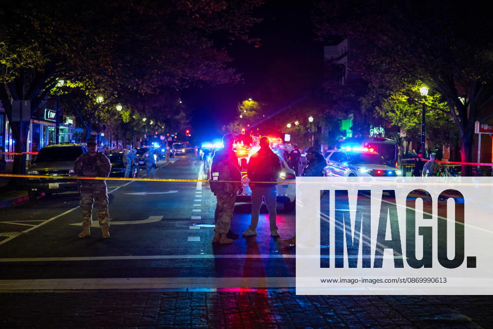 A National Guard soldier was shot in the Eastern Market neighborhood of Washington, D.C. in the early hours of October 19, 2026. The guardsman tried to break up a fight but was shot by one of the participants, before the suspect was shot by other National Guard soldiers. Both the Guardsman and the suspect were taken to the hospital with non-life threatening injuries. Washington United States - ZUMAl312 20261019_znp_l312_032