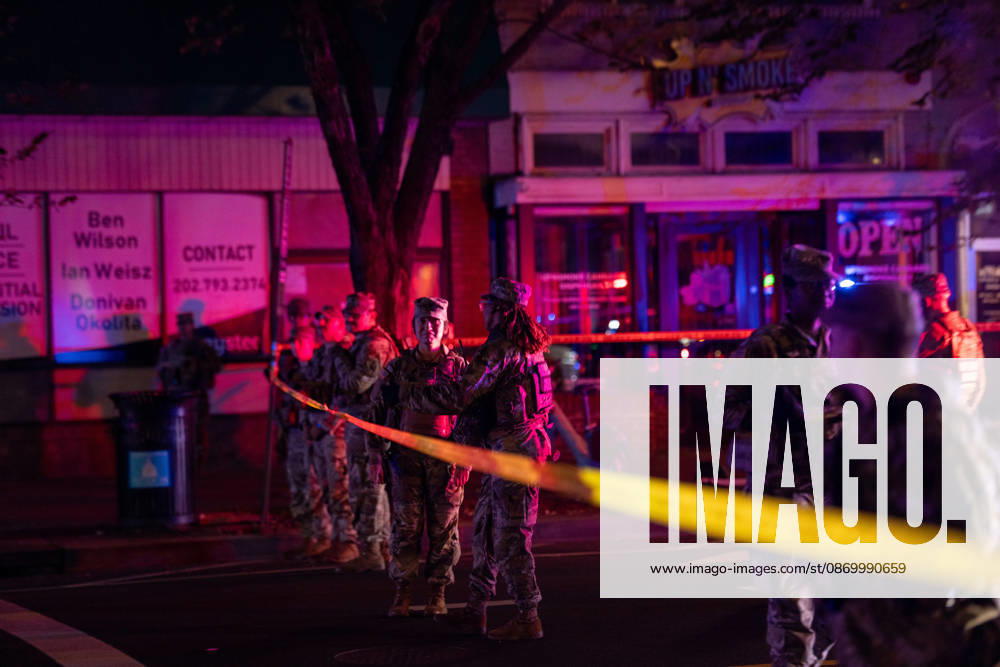 A National Guard soldier was shot in the Eastern Market neighborhood of Washington, D.C. in the early hours of October 19, 2026. The guardsman tried to break up a fight but was shot by one of the participants, before the suspect was shot by other National Guard soldiers. Both the Guardsman and the suspect were taken to the hospital with non-life threatening injuries. Washington United States - ZUMAl312 20261019_znp_l312_027