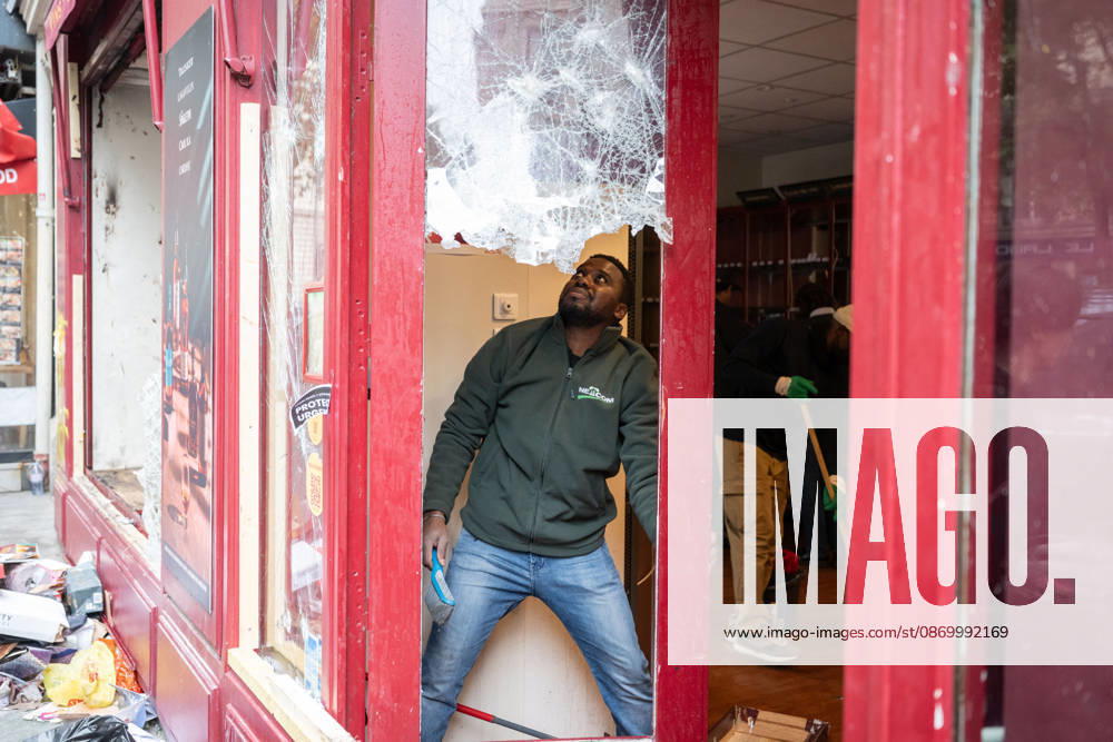 Shops Looted After the October 17th Demonstration - Paris AJ This photo shows the Nicolas at the Rue du Chateau d’eau store after it has been looted, ransacked, and vandalized on October 19, 2026 two days after riots and looting occurred (pillage) on the sidelines of nationwide cost-of-living demonstrations. Photo by Alexis Jumeau ABACAPRESS.COM Paris France