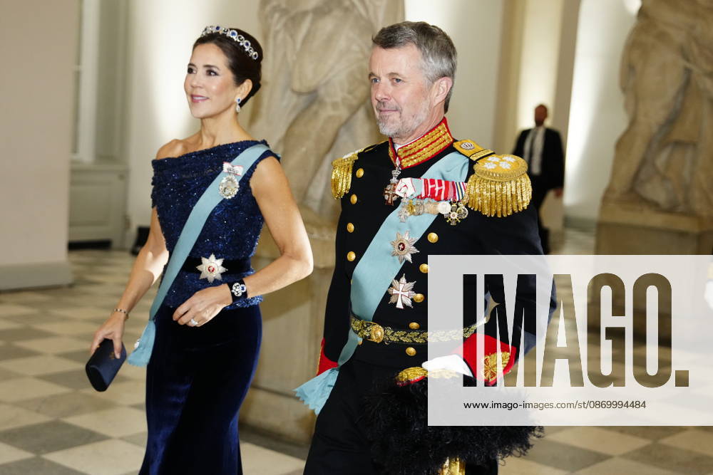 Denmark State Visit from Vietnam King Frederik and Queen Mary arrive at the gala dinner at Christiansborg Palace in Copenhagen, Monday, October 19, 2026. The President of Vietnam and his spouse are on a three-day state visit to Denmark. (Photo: Mads Claus Rasmussen Scanpix 2026) , Copenhagen Denmark