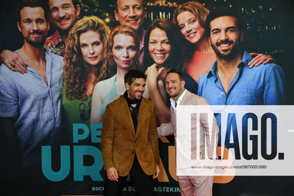 V.li:Elyas M BAREK (Schauspieler), Frederick LAU (Schauspieler). Weltpremiere von DER PERFEKTE URLAUB am 19.10.2026 im Mathaeser Filmpalast in Muenchen. Fotocall Roter Teppich,Red Carpet.
