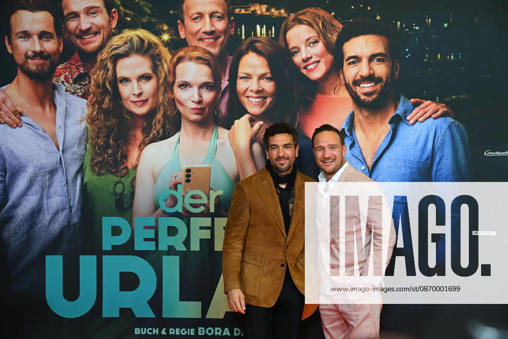 V.li:Elyas M BAREK (Schauspieler), Frederick LAU (Schauspieler). Weltpremiere von DER PERFEKTE URLAUB am 19.10.2026 im Mathaeser Filmpalast in Muenchen. Fotocall Roter Teppich,Red Carpet.