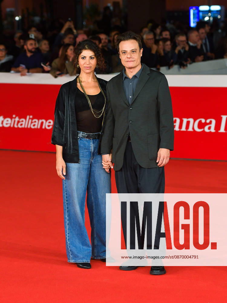 IPA89925094 - Rome, 2026 Film Festival - Night 7 - Red Carpet Unita Pictured: Dalal Suleiman, Lino Musella