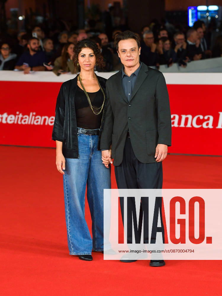 IPA89925099 - Rome, 2026 Film Festival - Night 7 - Red Carpet Unita Pictured: Dalal Suleiman, Lino Musella