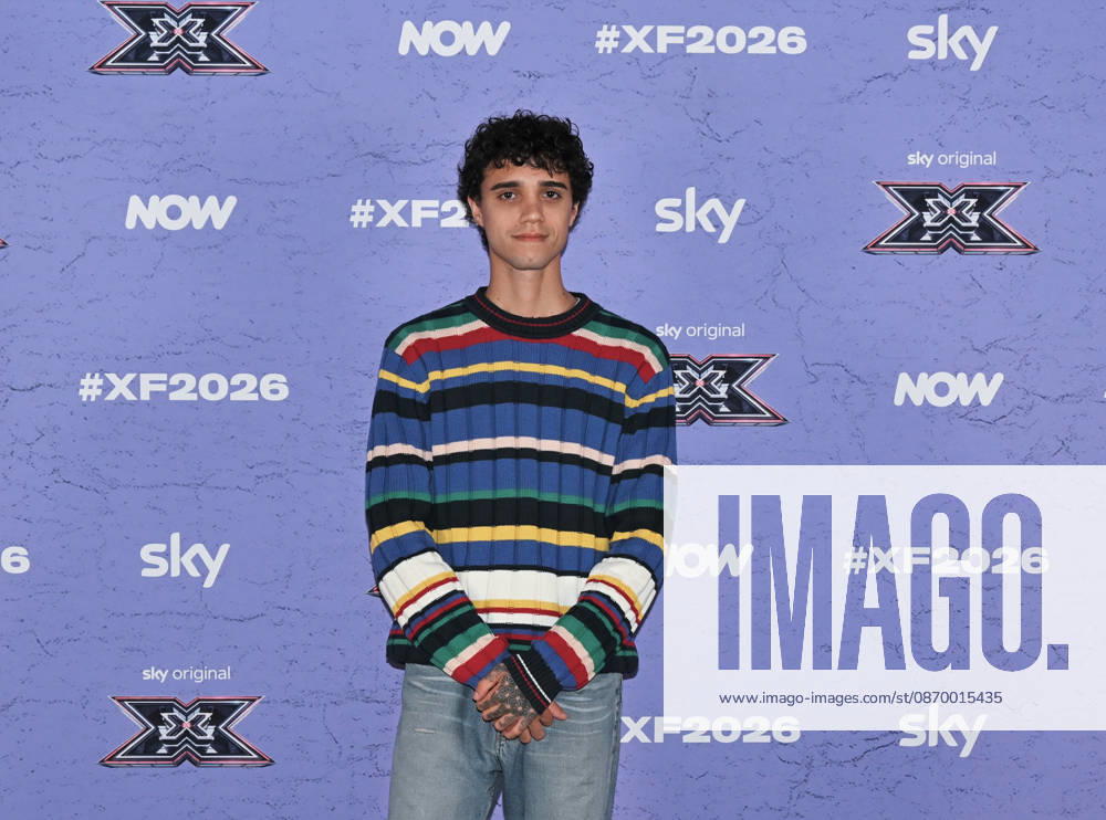 IPA89927928 - Milan, Italy: X Factor 2026 photocall featuring the 12 official contestants IRAMA S TEAM In the photo: Lenanie (Danny Anania)